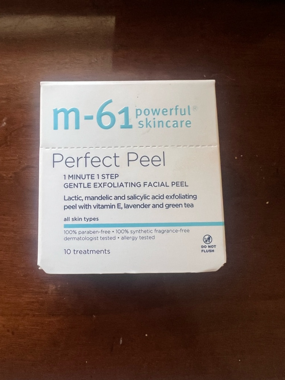 m-61 Perfect Peel Gentle Exfoliating Facial Peel 10 treatments never used
